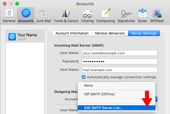 set up email account for mac